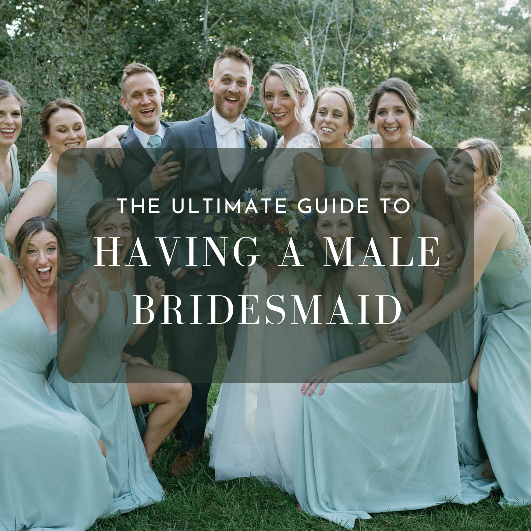 Male Bridesmaid Wears Dress